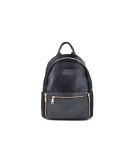 Women's Black Backpack with Front Pocket