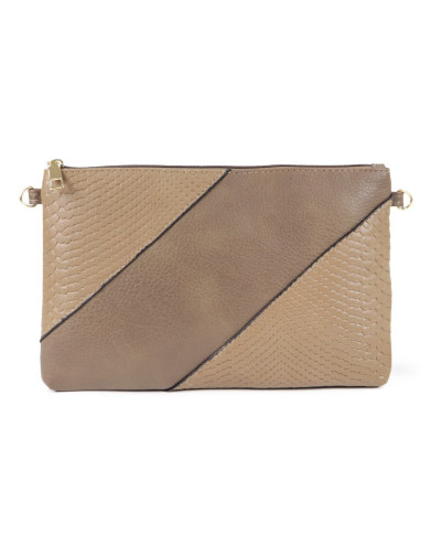 Pochete Taupe Feminina Prática