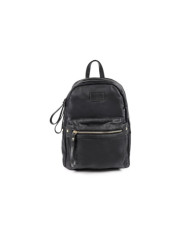 Mochila Preta de Senhora com Fechos