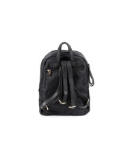 Damas Black Backpack con cierres