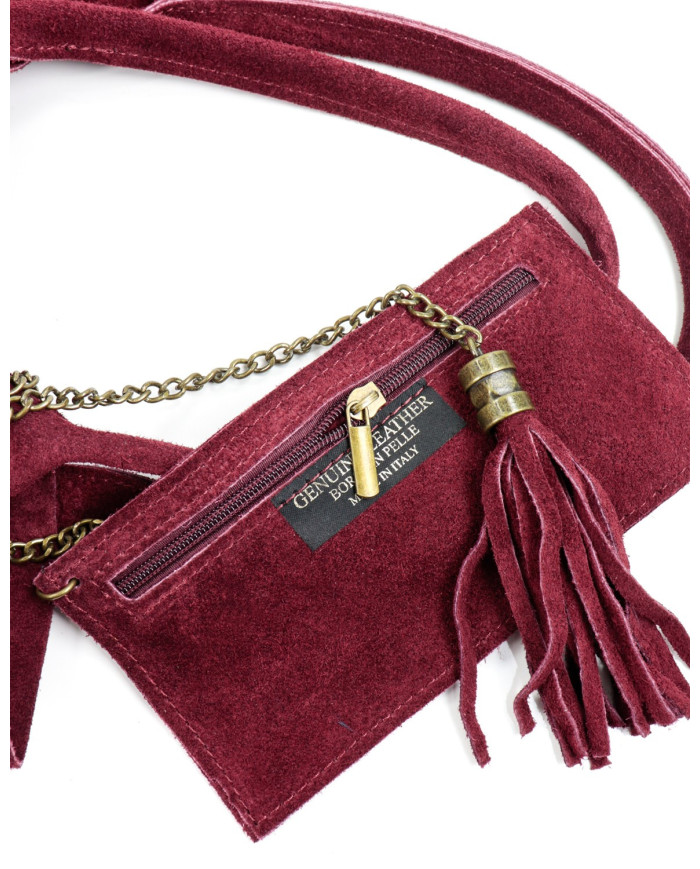 Bolsa de Lady Bordo en la piel