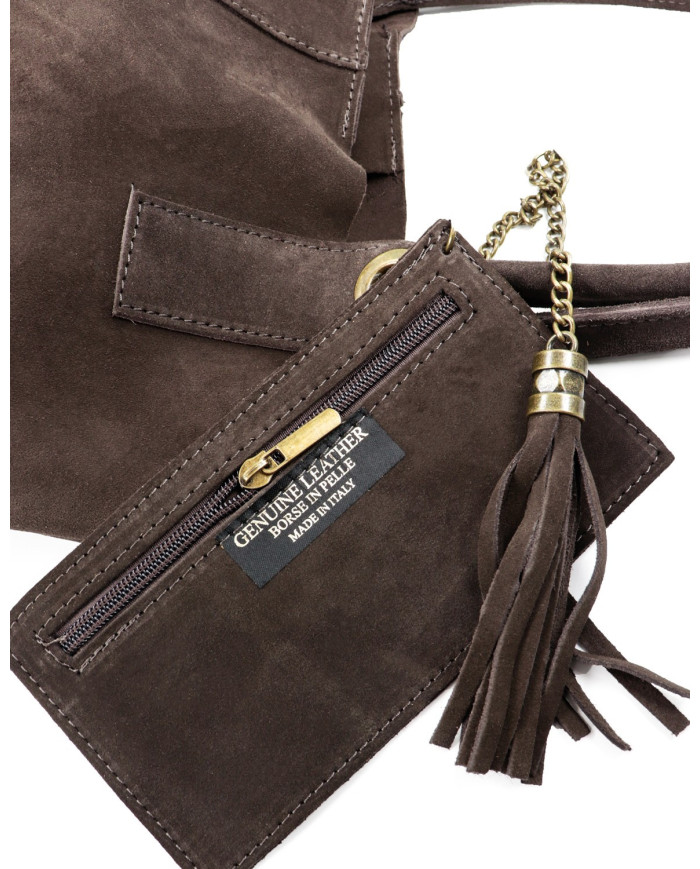 Mala de Senhora Castanha em Pele