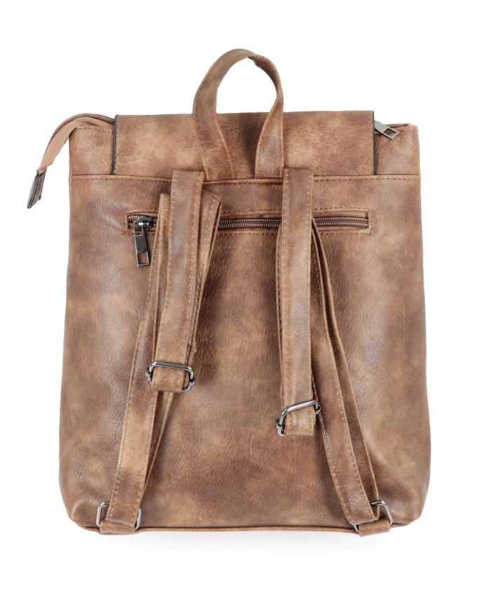 Práctica de mochila Taupe para mujeres