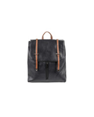 Black Backpack with Front Clasp