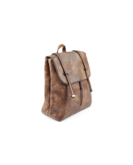 Mochila Taupe con cierre frontal