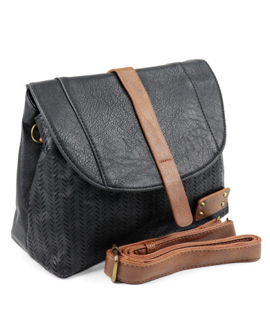 Mala de Senhora Preta de Duas Divisórias