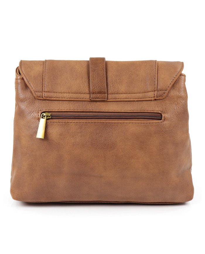 Mala de Senhora Camel de Duas Divisórias