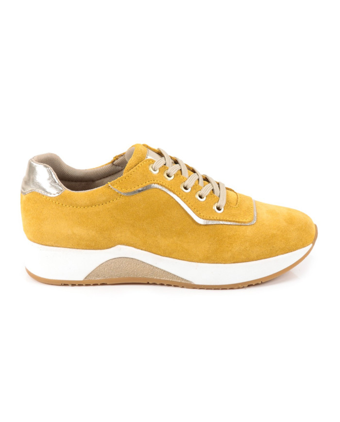 Women's Mustard Ginova in Camurça