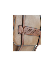 Adjustable Straps Women's Taupe Backpack