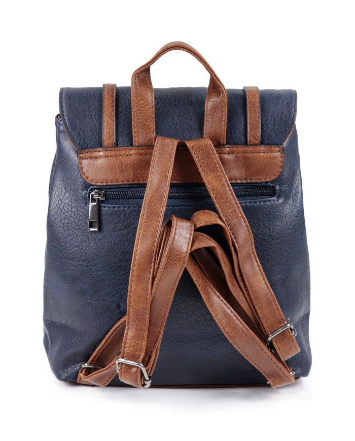 Women's Blue Backpack Adjustable Handles