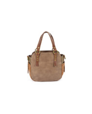 Mala Taupe Feminina com Alças de Mão