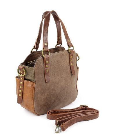 Bolsa de Taupe para Mujer con Manijas