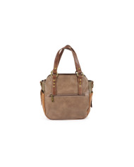 Mala Taupe Feminina com Alças de Mão