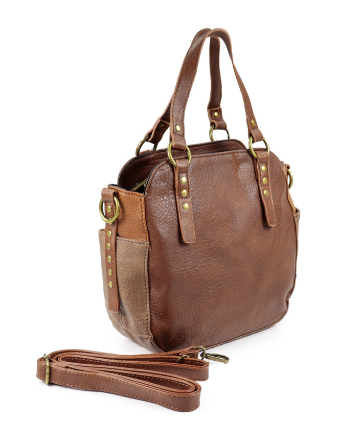 Women's Camel Bag with Hand Handles