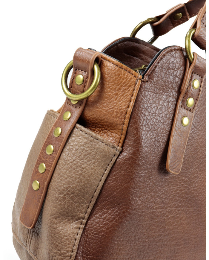 Women's Camel Bag with Hand Handles