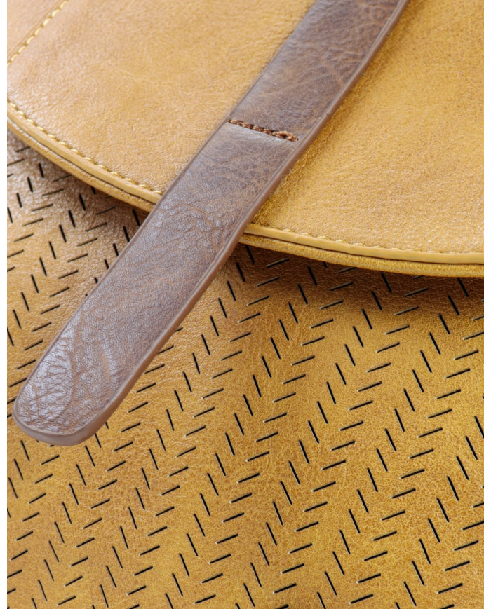 Women's Mustard Backpack Adjustable Handles