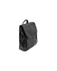 Women's Black Backpack with Closes on Vertical