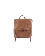 Camel Feminia backpack with Vertical closures