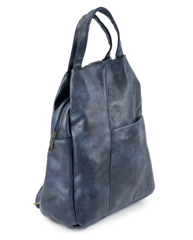 Women's Blue Backpack Bag