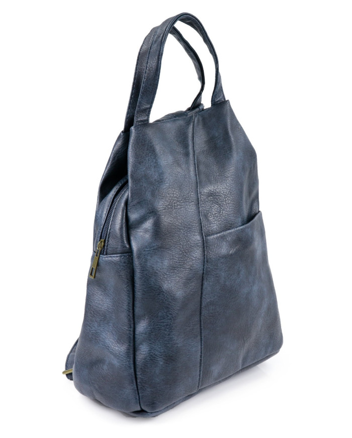 Women's Blue Backpack Bag