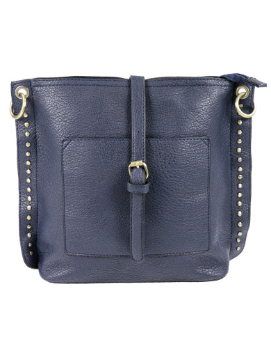 Mala Feminina Azul de Formato Quadrado