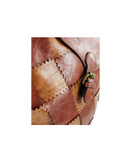 Cognac Women's Case with Squares on the Front