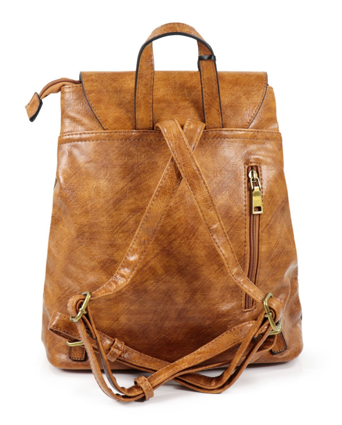 Bolsa de Camel Mujer con Plazas en el Frente