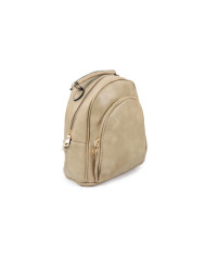 Taupe backpack with Frontal Pocket