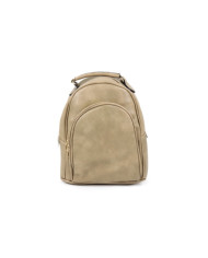 Mochila Taupe con bolsillo frontal