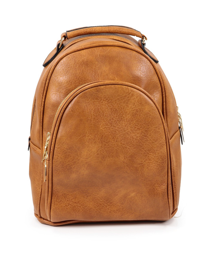 Mochila Camel con bolsillo frontal