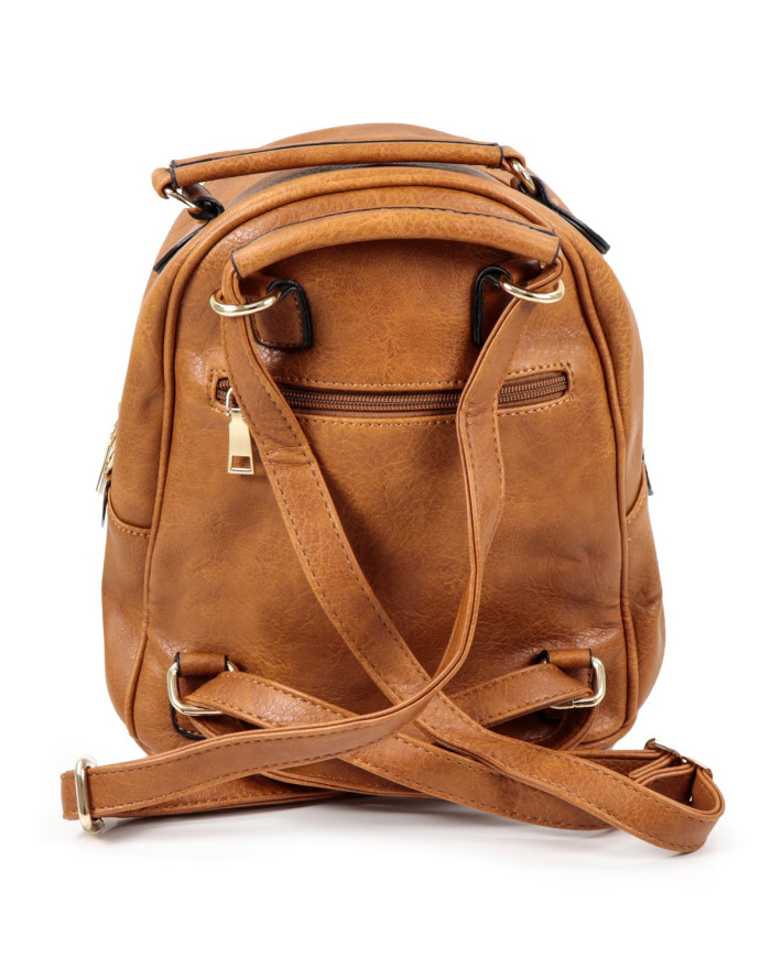 Camel backpack with Front pocket