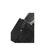 Mochila Preta com Bolsa Frontal