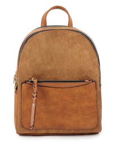 Camel Backpack with Front Bag