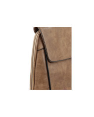 Mochila Taupe com Alças Ajustáveis