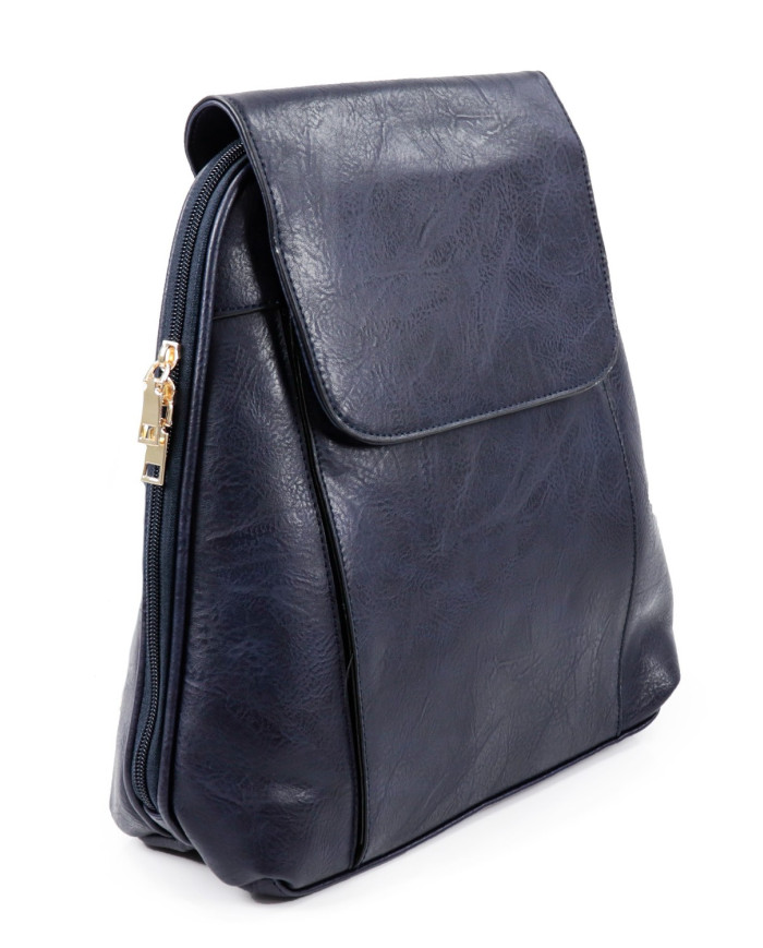 Blue Backpack with Adjustable Handles