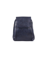 Mochila azul con mangos ajustables