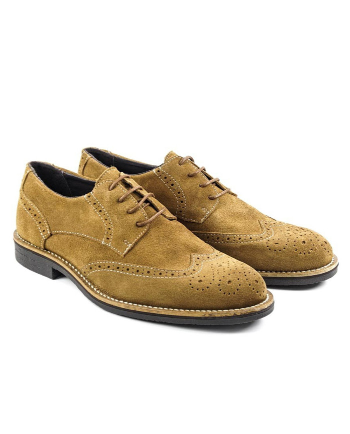 Zapatos de hombres de Oxford en Suede