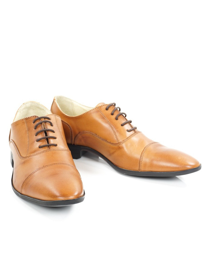 Sapato Camel de Homem Clássico em Pele