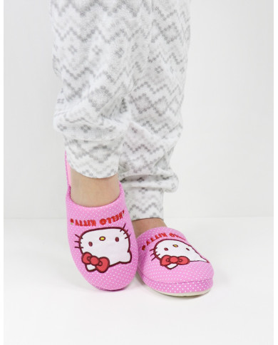 Ladies Room Slippers Hello Kitty