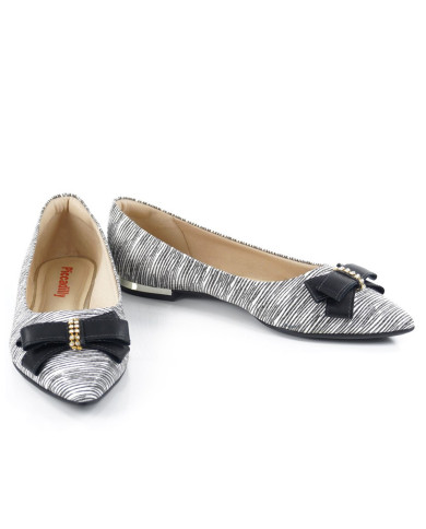 Lady Piccadilly Zapatos con patrón de cebra