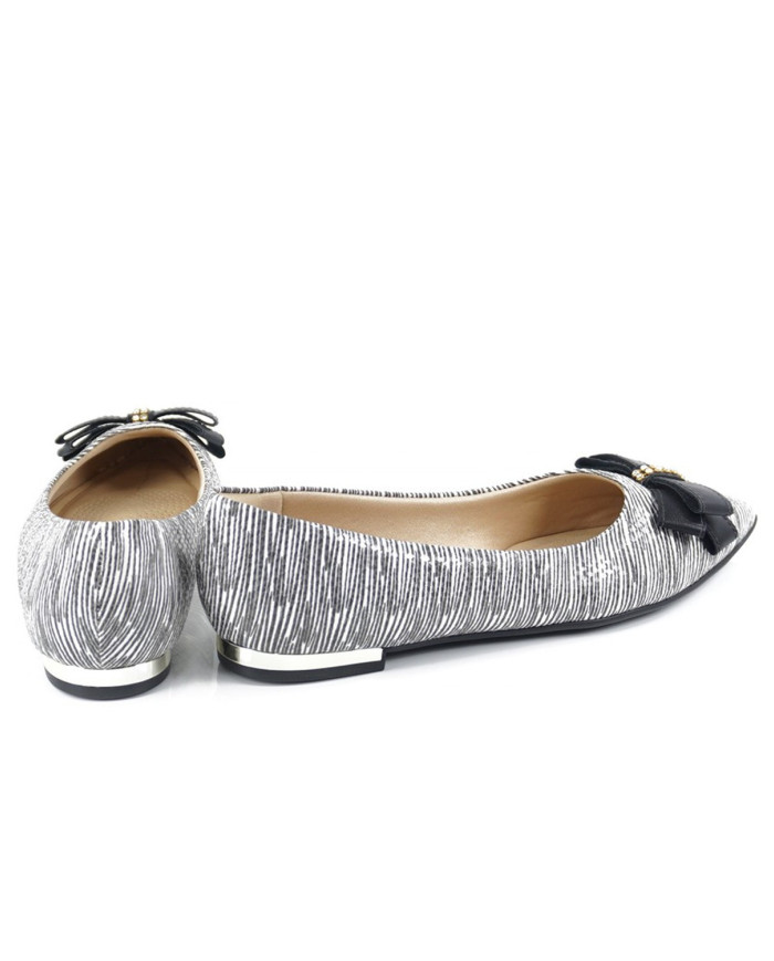 Sapatos de Senhora Piccadilly com Padrão Zebra