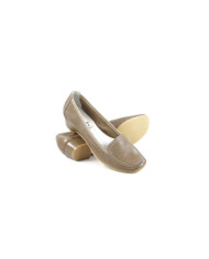 Women's Taupe Shoes with Seams