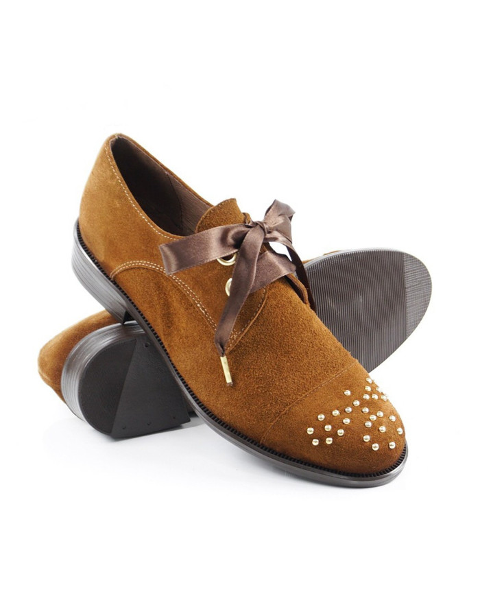 Sapatos Femininos Rasos com Laço de Cetim