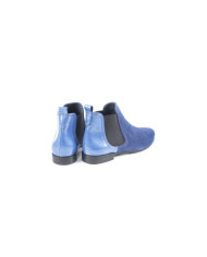 Women's Blue Boots with Elastics on the Laterals