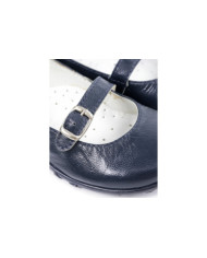 Girl Dark Blue Sabrinas with Adjustable Buckle