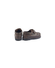 Boy Candle Shoes with Strip in Velcro