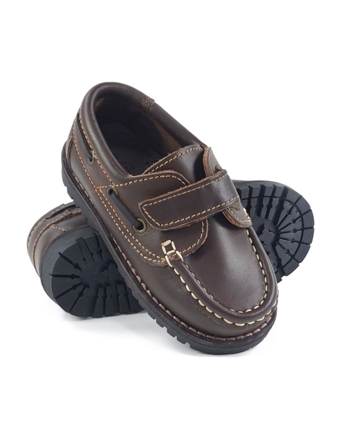 Sapatos de Vela de Menino com Tira em Velcro