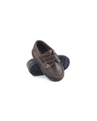 Boy Candle Shoes with Strip in Velcro
