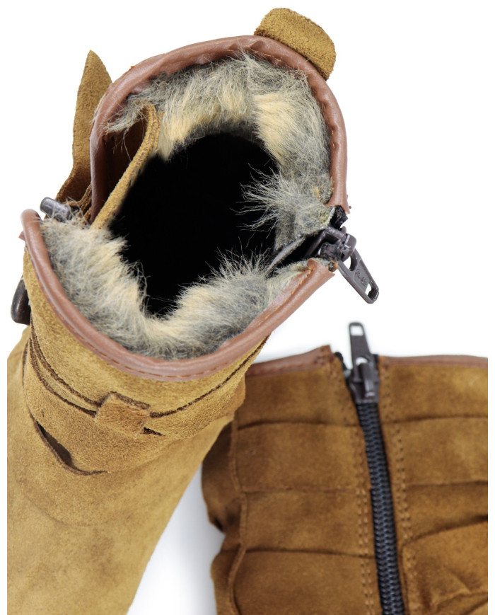 Botas de chicas con deslizamiento interior