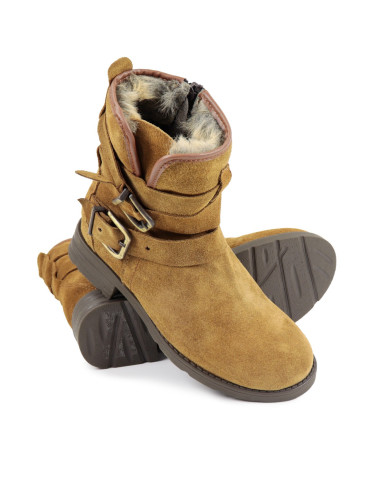 Botas de Menina com Pelo no Interior